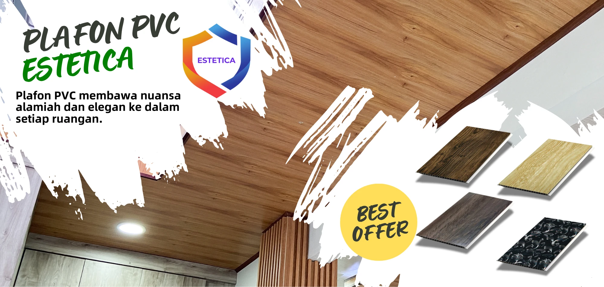 Wall panel Plafon PVC Citra Raya Tangerang