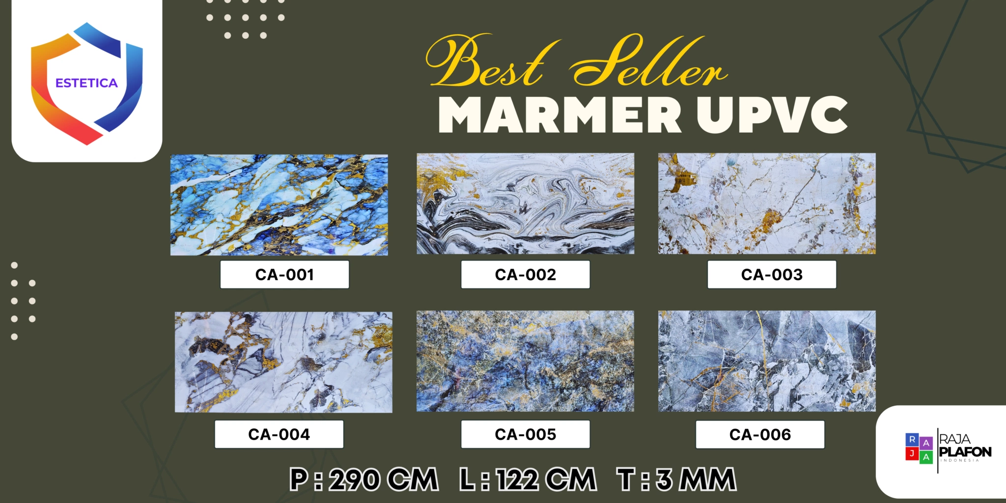 Marmer UPVC Dinding Citra Raya Tangerang