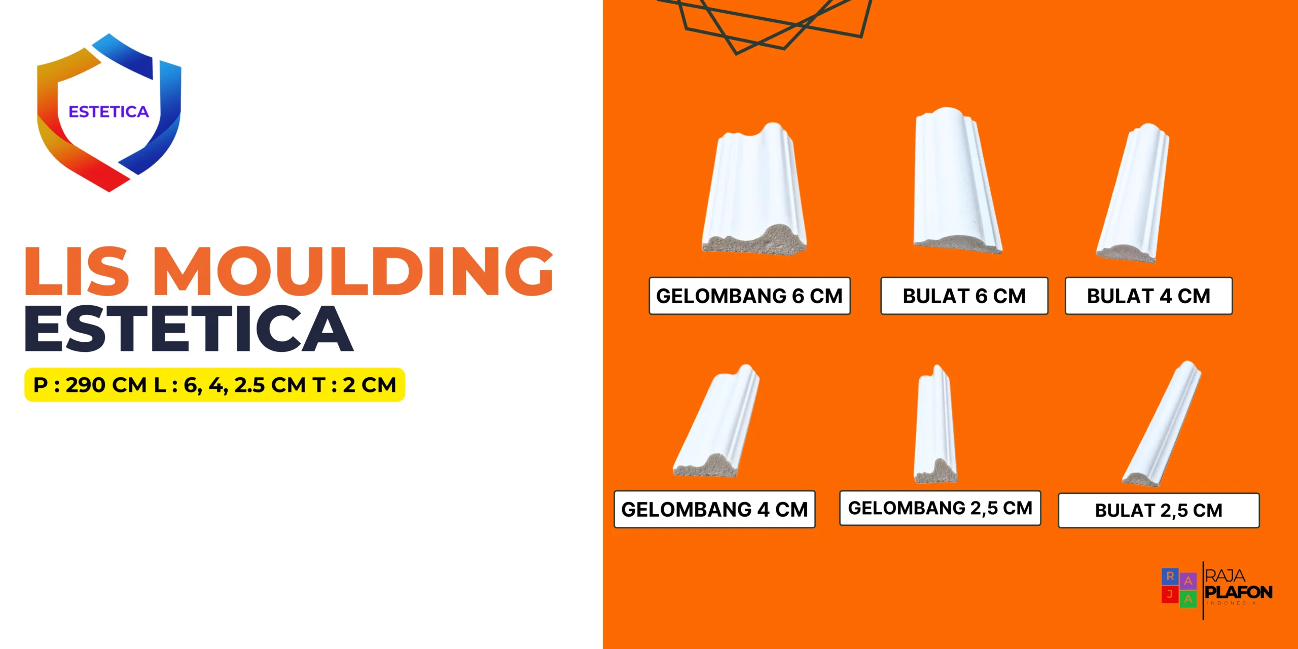 Lis Moulding Plafon Citra Raya Tangerang