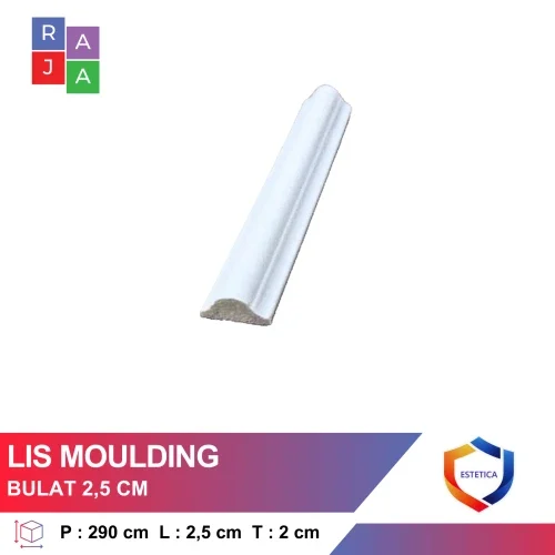 Lis Plafon Moulding PVC Bulat Citra Raya Tangerang